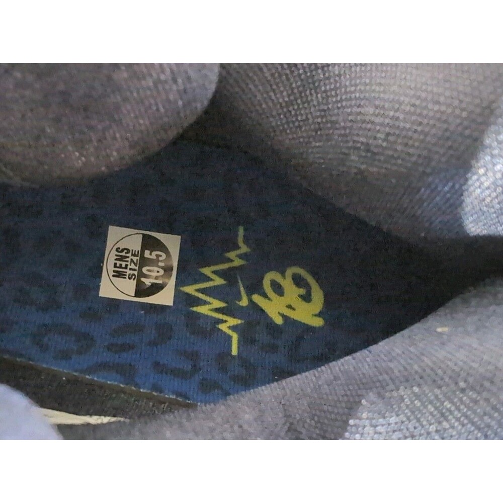 Nike KD18 "Smart City" basketball shoes Hyper Royal/Neon Yellow/Sail Size 10.5 - Picture 10 of 16